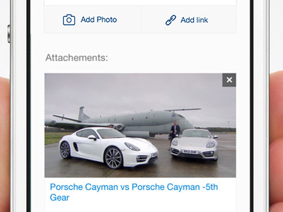 Video Attachment View clean iphone media mobile simple tags ui user interface ux video web website
