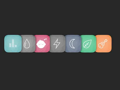 Relax Apps Cover app design icon ios iphone ui