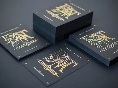 Pat + Dana alex sheyn art deco black card foil foil stamp geometric gold lines print save the date silver