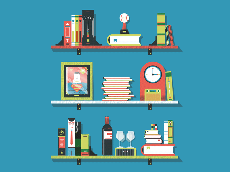 Print Entertains debut design gif illustration