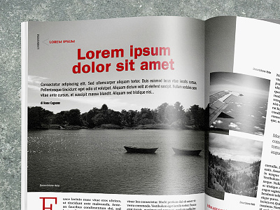 Obiettivo Crescita - Layout 01 indesign layout magazine