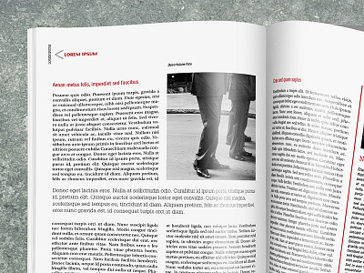 Obiettivo Crescita - Layout 03 indesign layout magazine