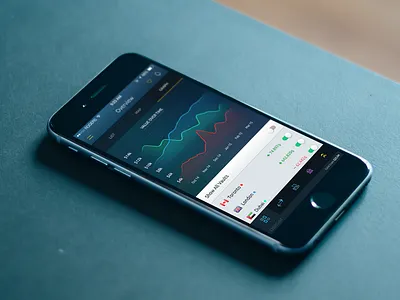 BitGold Mobile App app design bitgold graph ios design mobile app design mobile interface mobile ui design