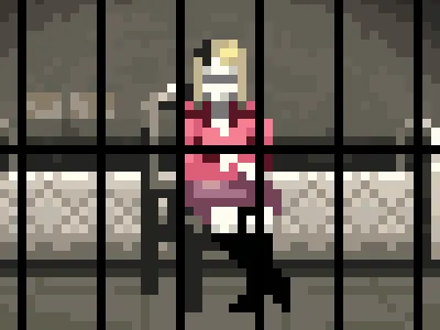 Maria pixel art silent hill video game
