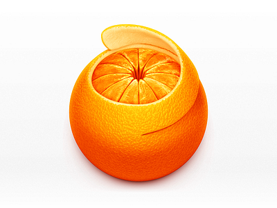 Squash app clementine compression fruit icon mac mandarin orange peel satsuma