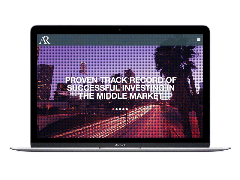 Transitions animated aurora resurgence chicago equity homepage landing marketing minimal private simple slider webdesign