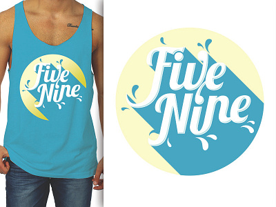 Dribble Tankbeach lettering lock up logo shirt t shirt t shirt tank tank top type typography