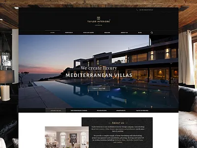 Interior design company website classy company design elegant flat furniture interior luxury marble quality web webiste