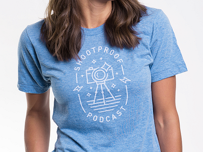 Podcast Goods button camera illustration line illustration podcast shirt