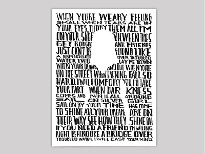 S&G Poster lettering