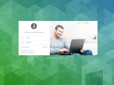 Login Screen background full background geometric gradient hexagonal login simple