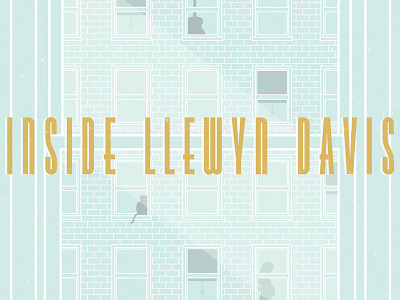 Remake 2015 Poster - Inside Llewyn Davis building cat coen coen brothers inside llewyn davis movie movie poster music poster remake window