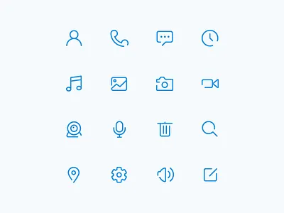 Free Glyphs [AI] ai clock delete free gallery glyph icon location message music phone search