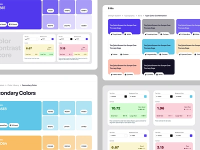 Design System - Colour Library agency brand identity color palette colors contrast contrast ratio design design system designsystem filllo guidelines palette style guide styleguide system ui component ui elements ui kit visual language web