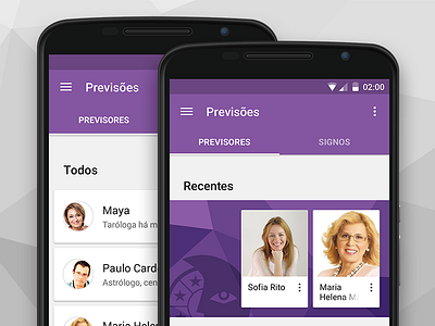 SAPO Astral - Astrologers android app astral astrologers astrology horoscope material mobile predictions sapo ui