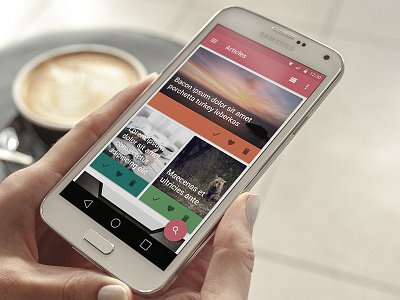 A Pocket Redesign android design interaction interface mobile mockup ui
