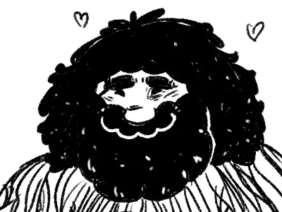 Hagrid WIP blast ended skrewts hagrid harry potter illustration sketch umbrella