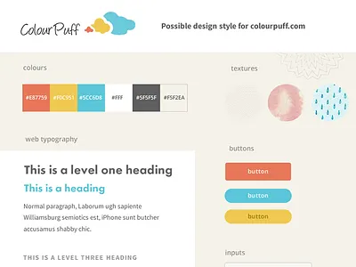 Style Tile design style tile ui web