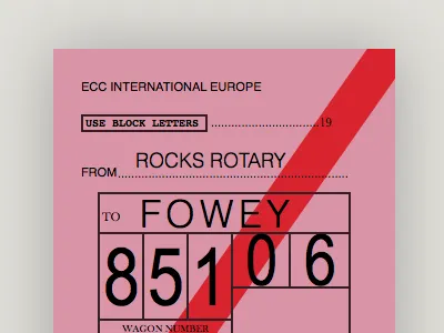 Retro Delivery Slip delivery retro slip