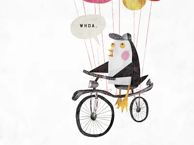 Whoa. illustration kids illustration penguin