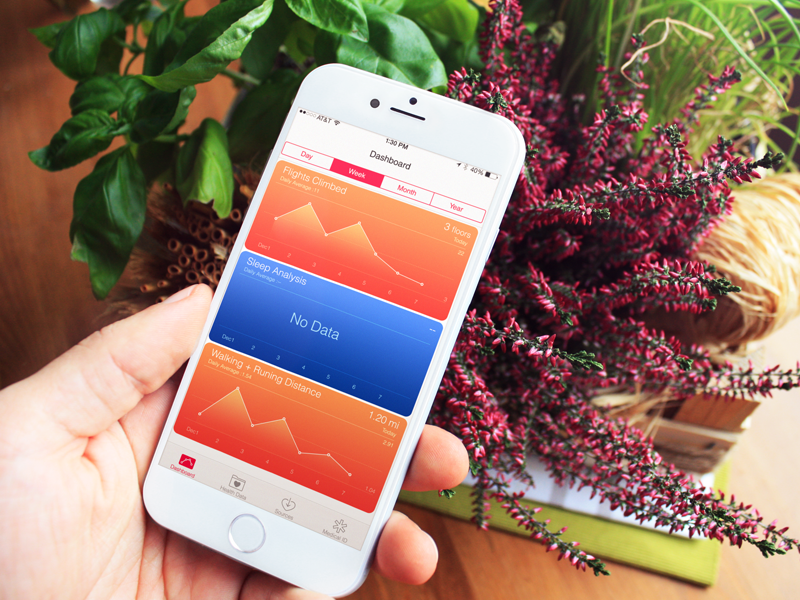 Health app app health ios iphone app ui user experience user interface ux