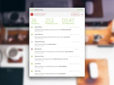 Help Center (Call Log) call log customer service help ivr