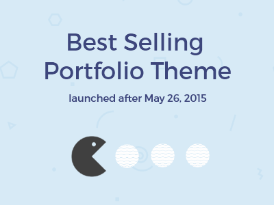 Bestselling agency blue designer openmarco pacman portfolio premium theme wordpress
