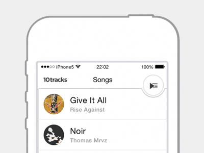 10tracks Onboarding experience framer framerjs interaction ios music onboarding prototype studio swipes