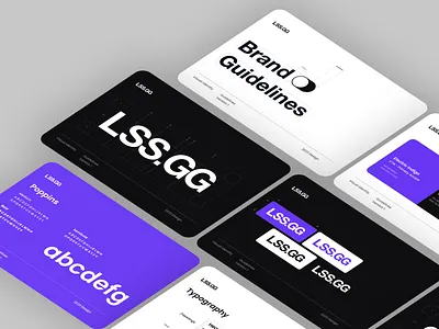 LSS.GG Visual ID Guidelines artdirection brandguidelines branding colorpalette designsystem esports gaming graphic design league of legends logo marketing styleguide typography ui visualidentity