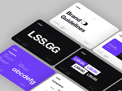 LSS.GG Visual ID Guidelines artdirection brandguidelines branding colorpalette designsystem esports gaming graphic design league of legends logo marketing styleguide typography ui visualidentity