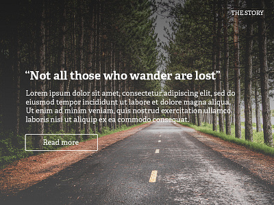 Landing Page experience journey landing page typography ui web design