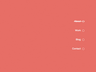 Experimental Nav menu nav simple
