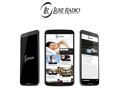 Luxe Radio Mobile APP android app ios luxe mobile radio ui ux