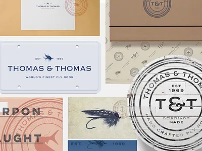 Thomas & Thomas brand identity brand identity branding fly fishing fly rods rebrand