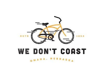 We Don't Coast Shirt bicycle bike ne omaha t shirt we dont coast