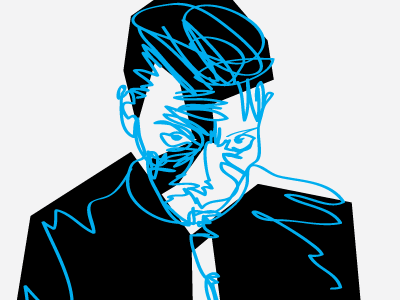 To Ornette illustration jazz modernism modernist music ornette coleman vector