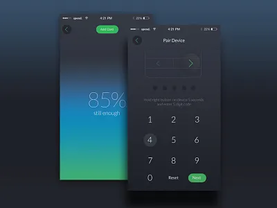 Spend App application battery cards connect design ios app iphone payment smart user interface wallet