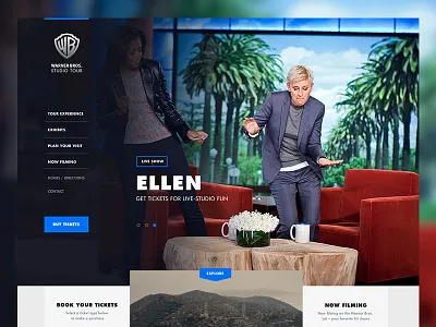 Studio Tour comp design interactive pitch pitchwork studio tour ui union web