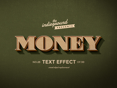 Retro Vintage Photoshop Text Effect No.23 3d classic effect hipster lettering mockup photoshop psd retro style type typography vintage