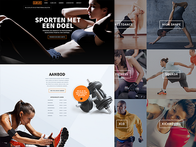 Club Life club dark design gym sport web women
