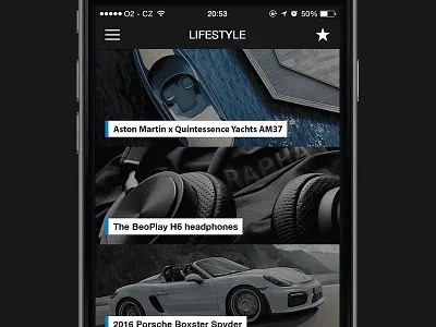 Sidebar Animation animation blue dark gif iphone menu sidebar ui