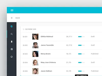 Matchmaker web app design app application awesome google itsekhtiar matchmaker material material design table ui ux web app