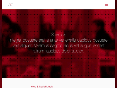 A\T Restyling Web Site - (WIP) about agency layout portfolio red team ui designer user interface visual design visual designer web site