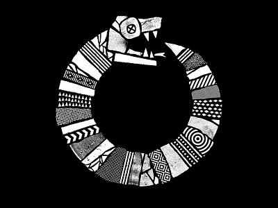 Ouroboros ouroboros snake texture