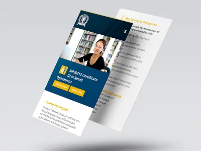 Penn College Education Website education website penn college web design web development