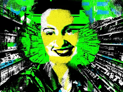 Fake Plastic Trees art print gigposter poster texture