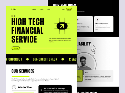 Fintech Website Design banking bold design credit card currency digital banking exchange finance finantial fintech landing page minimal money money transfer online banking payment saas landing page send money web web design website