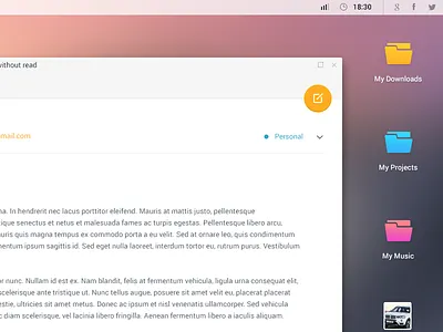 My OS - Desktop #1 clean dashboard desktop material minimalism os peru