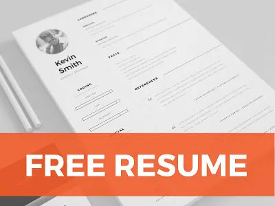 FREE Clean & Minimal Resume Template clean cover creative cv free freebie illustrator inspiration letter minimal resume template