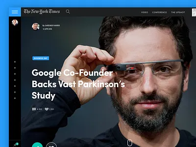 NYTimes Rethink Concept material nyt nytimes redesign